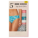Room Service Ladies Printed Brief 5 Pack