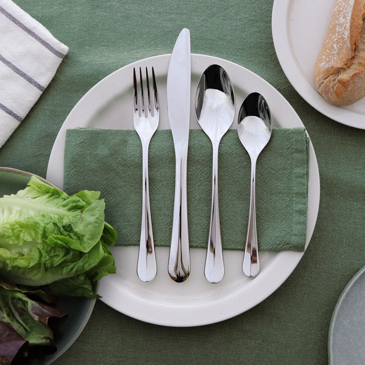 Gourmet Settings 18/10 Stainless Steel Cutlery Set, 32 Piece