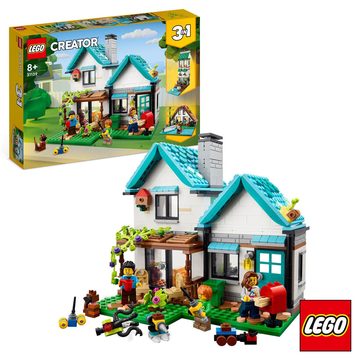 LEGO Creator Cosy House Model 31139 8 Years Costco UK