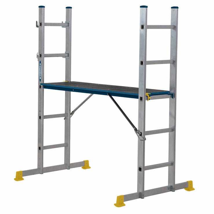 Werner 5-in-1 Combination Ladder with Platform Werner 5-in-1 Combination Ladder with Platform