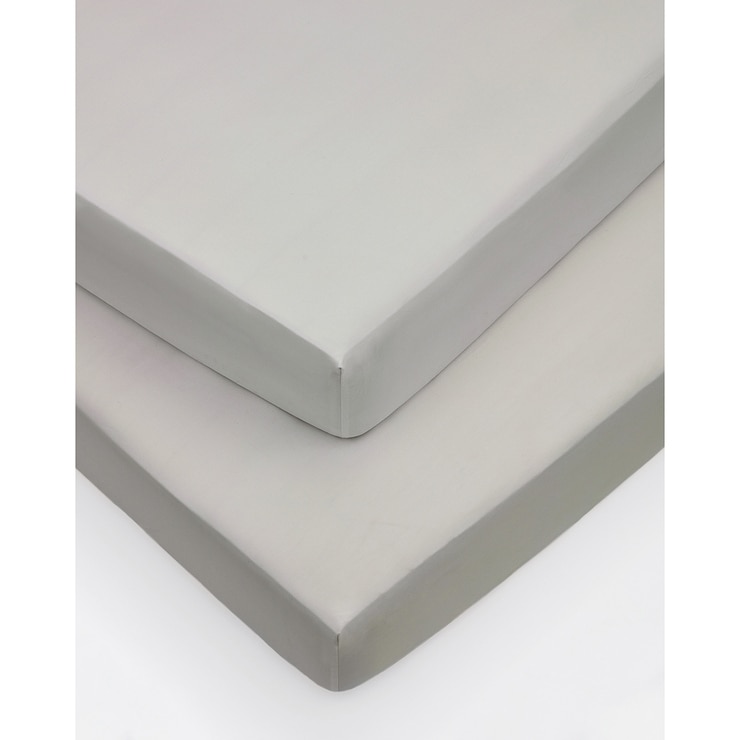 Sanderson 300 Thread Count Cotton Deep Fitted Sheet 2 Pack, King Size