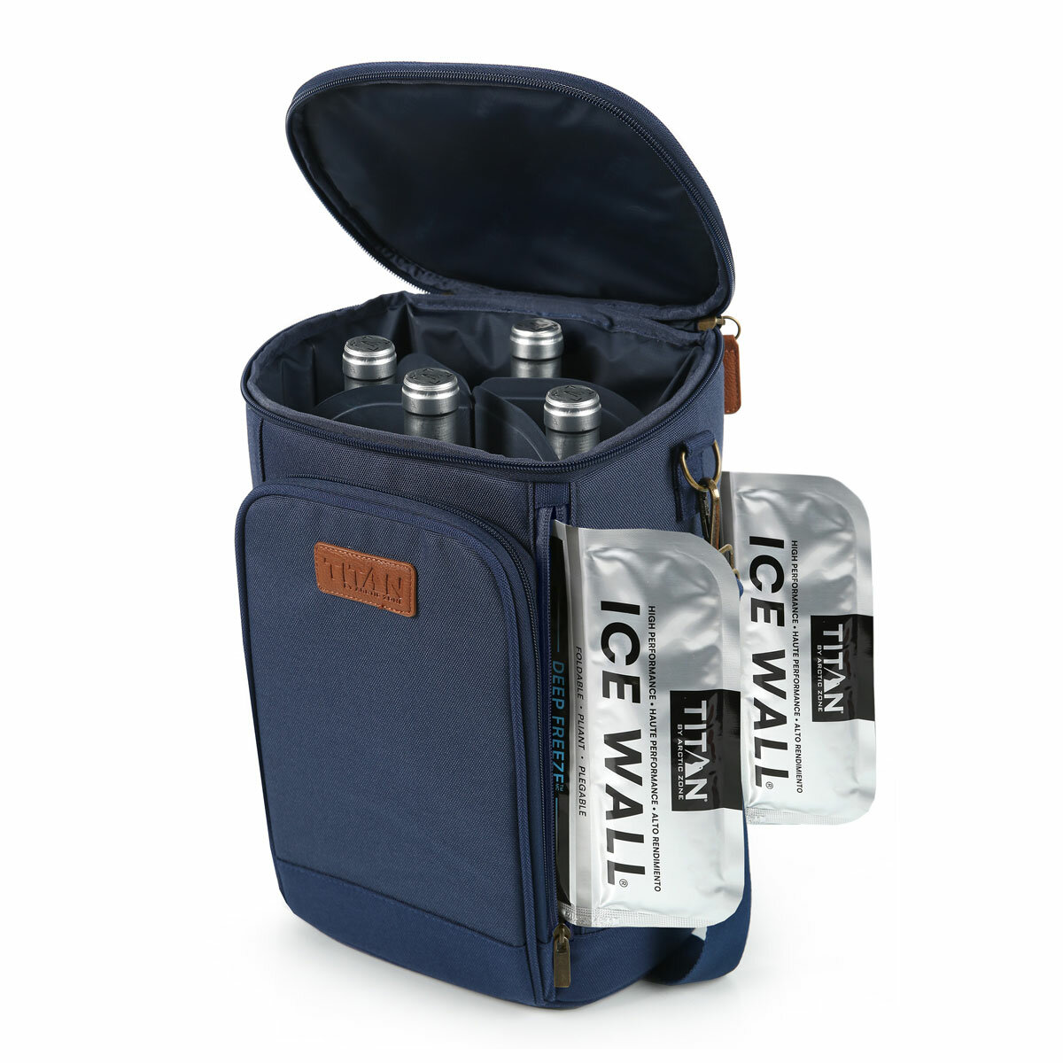 Titan High Performance Insulated Beverage Tote in Denim Blue