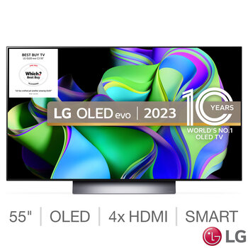 LG OLED55C36LC 55 Inch OLED 4K Ultra HD Smart TV