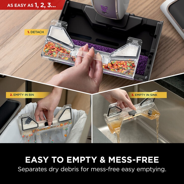 Annotated image of Shark Steam Pickup