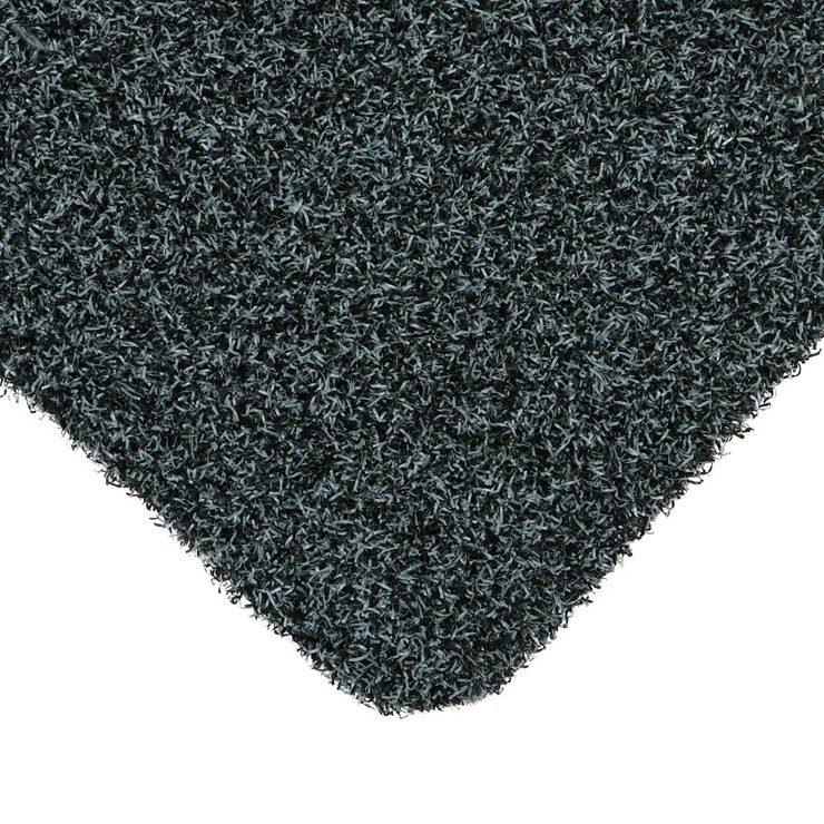 Close up image of corner of mat on white background Close up image of corner of mat on white background