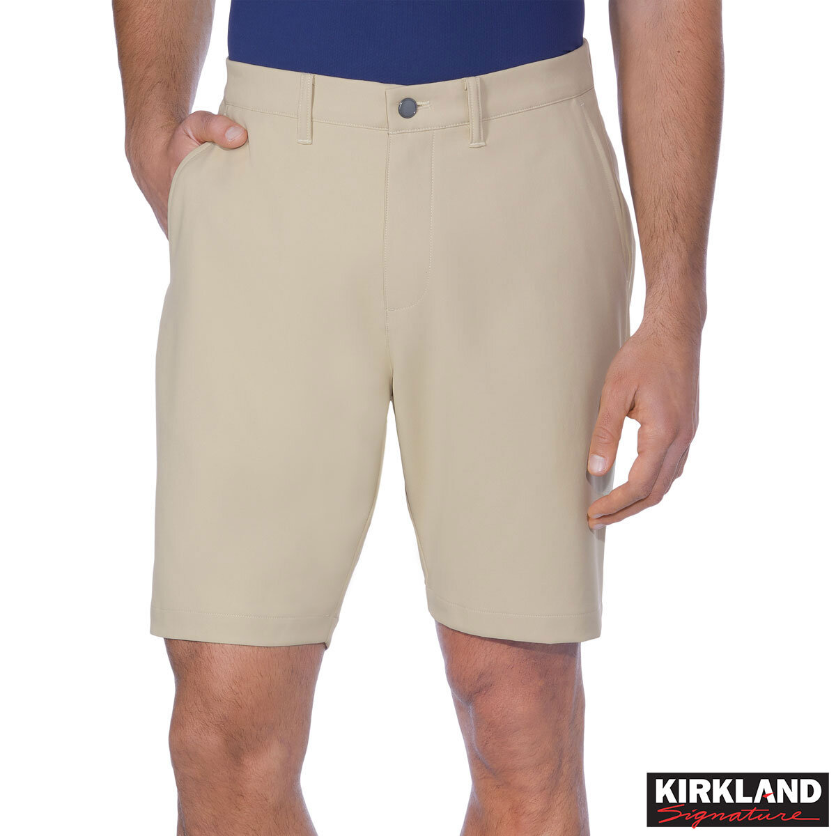 Kirkland Signature Men's Performance Short in Cream