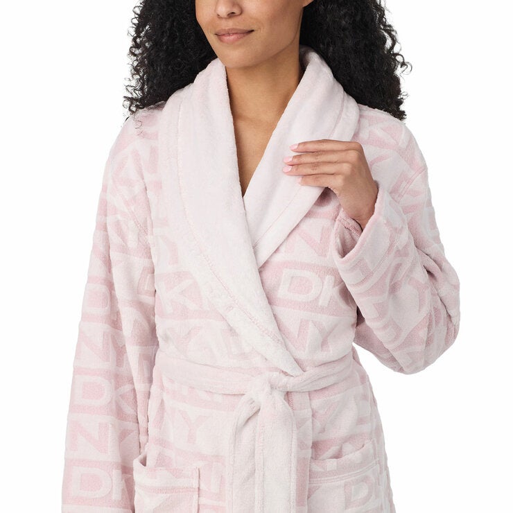 DKNY Ladies Frosted Robe