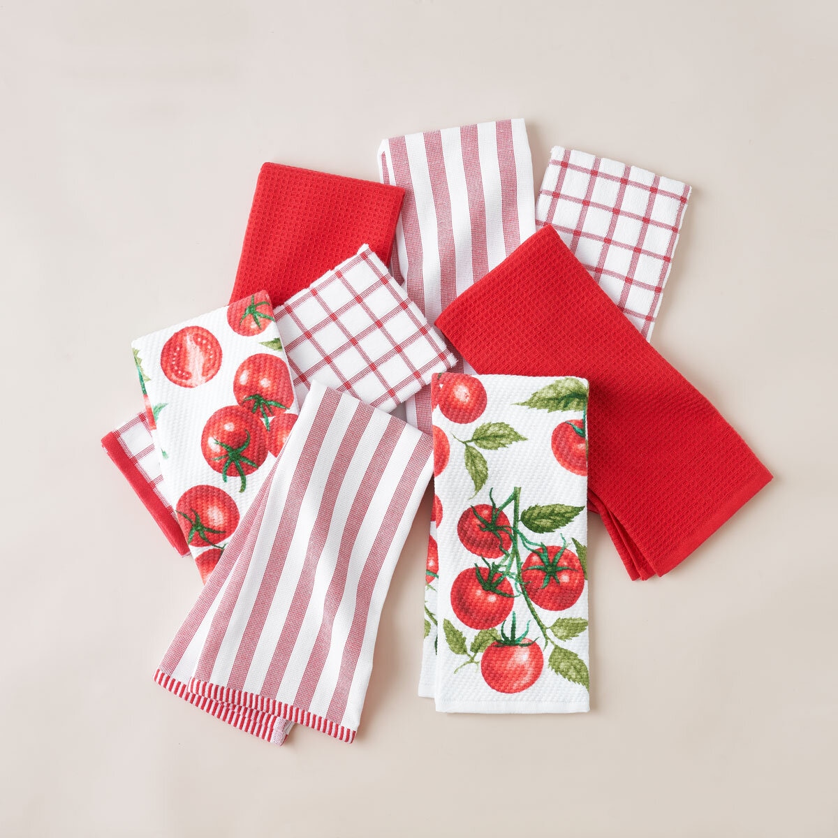 Caro Home Kitchen Towels 8 Pack, in 3 designs
