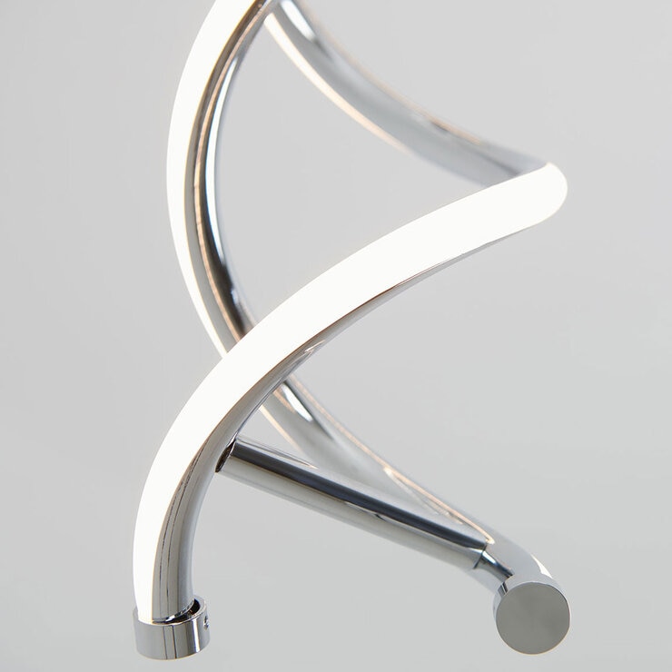 Artika DNA Single Light LED Pendant in Chrome
