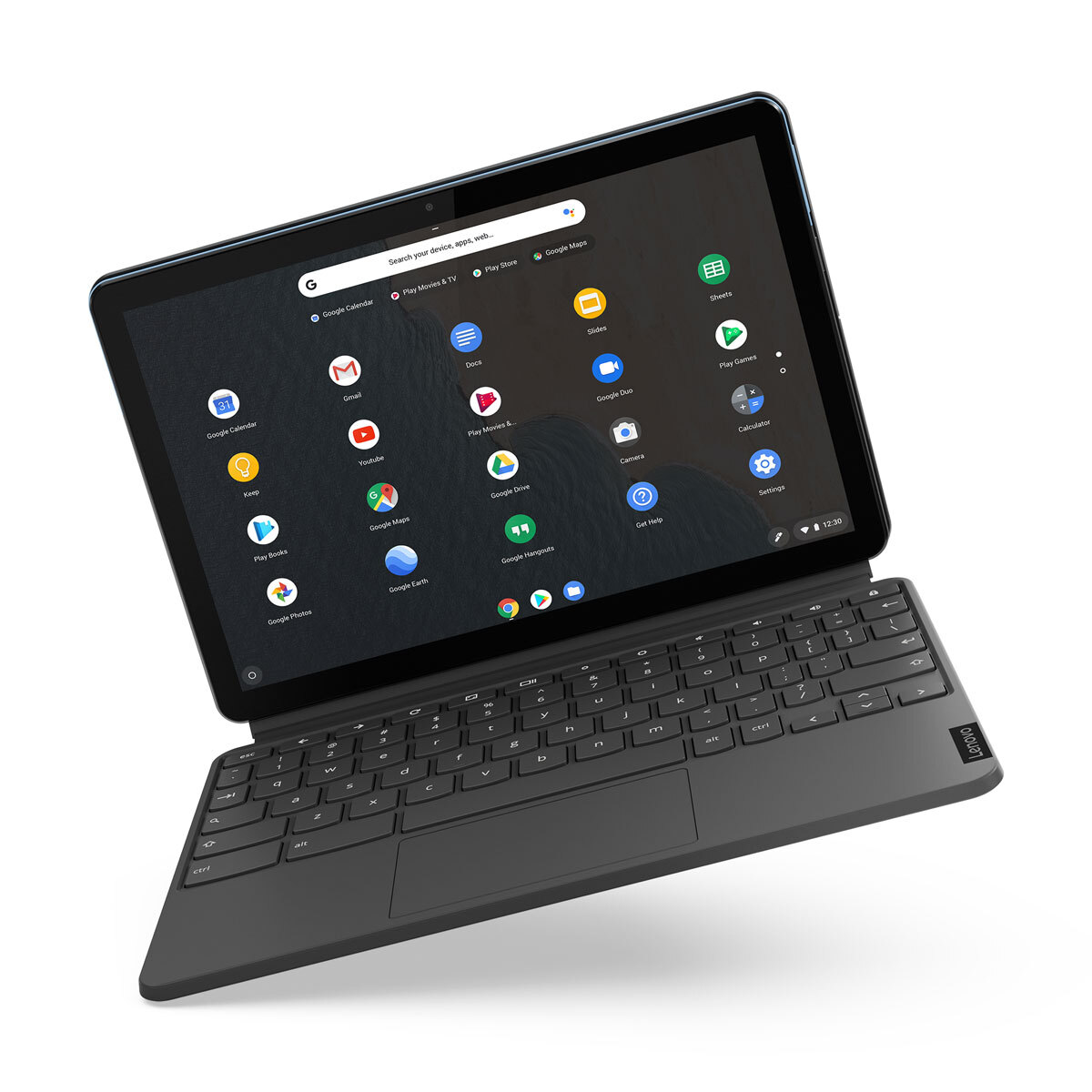 Buy Lenovo Duet Chromebook, MediaTek, 4GB RAM, 64GB eMMC, 10.1 Inch Tablet, ZA6F0025GB at Costco.co.uk