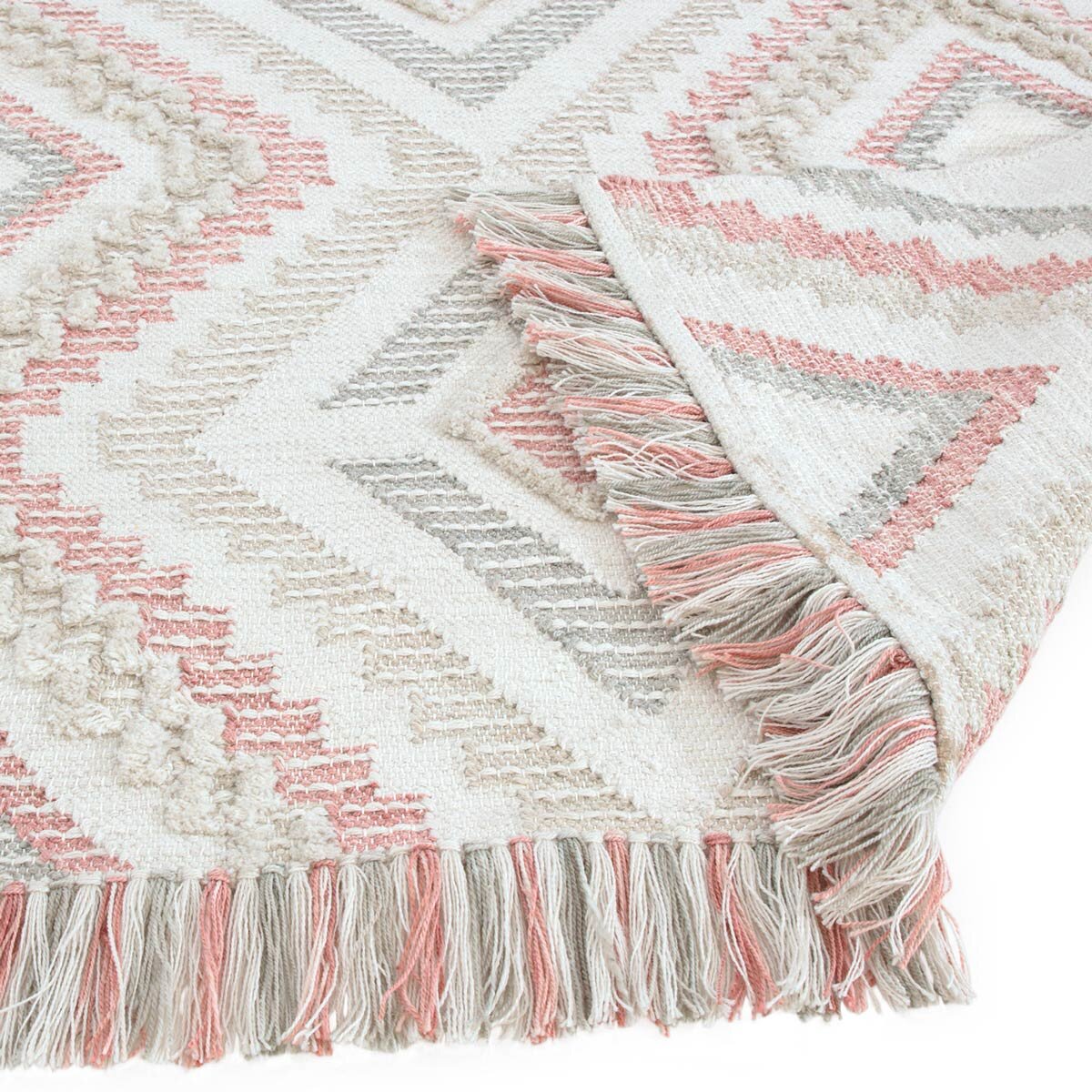 Carlton Hand Woven Indoor / Outdoor Rug, 200 x 290 cm, Pink