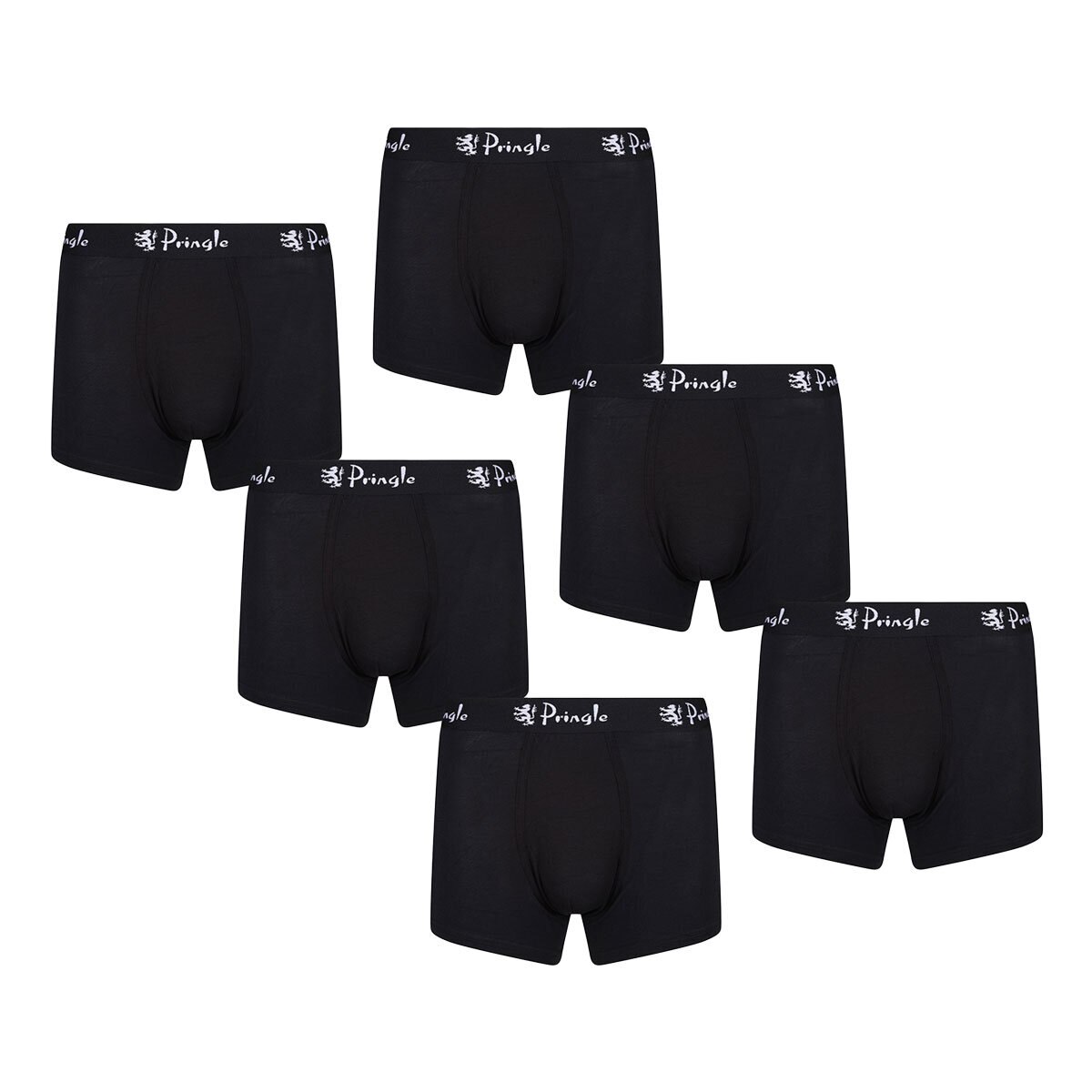 Pringle Mens Modal Hipster Boxers, 2 x 3 Pack