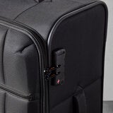 Rock Tokyo Softshell Suitcase 3pc set in Black Rock Tokyo Softshell Suitcase 3pc set in Black