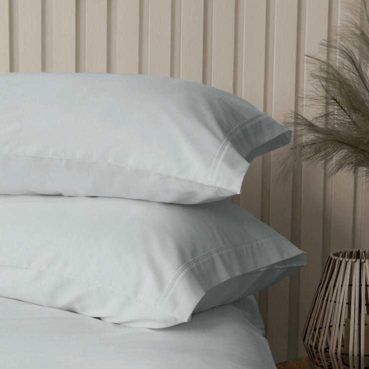 Belledorm Bamboo Cotton Blend Platinum Duvet Cover Set in 4 Sizes