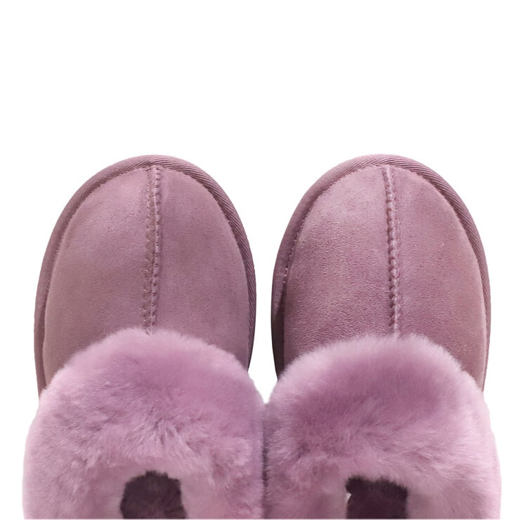 Kirkland Signature Women's Shearling Slippers in Mauve Costco UK