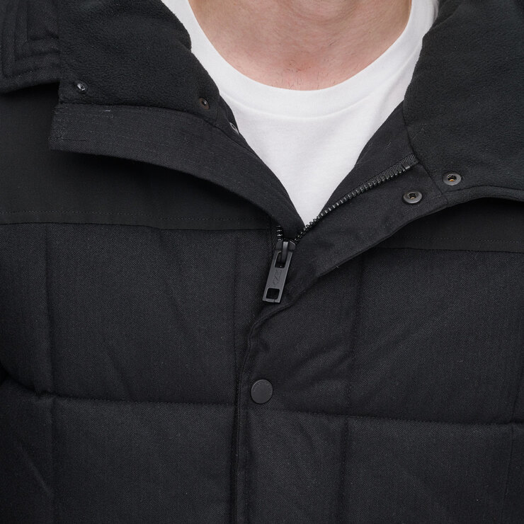 Andrew Marc Men's Textured Coat in Charcoal Black, Medium Costco UK