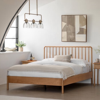 Gallery Wycombe Natural Oak Bed Frame in 3 Sizes