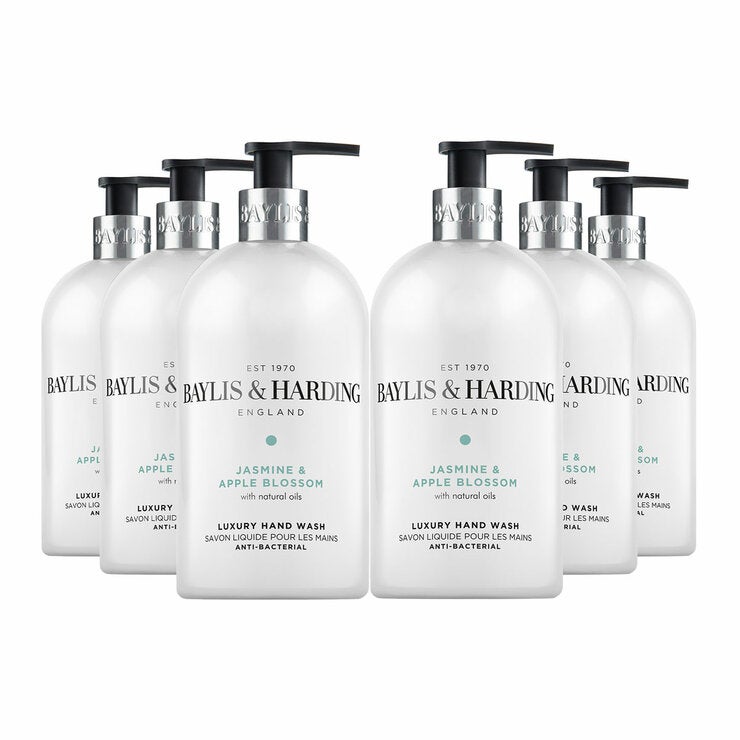 Baylis & Harding Hand Wash, 6 x 500ml in 2 Options Baylis & Harding Hand Wash, 6 x 500ml in 2 Options