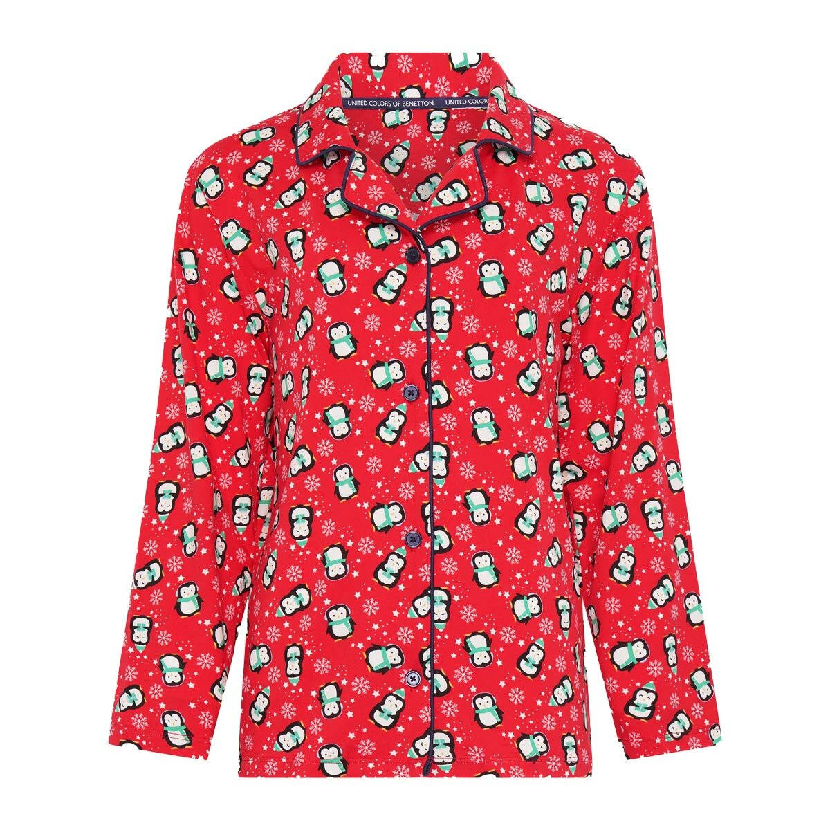 United Colours of Benetton Kids 4 Piece Pyjama Set in Red