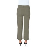 Briggs Ladies Twill Wide Leg Pant in Green