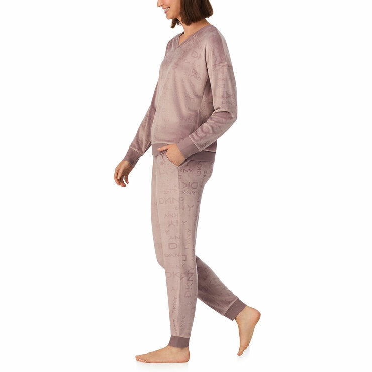 DKNY Velour Lounge Set