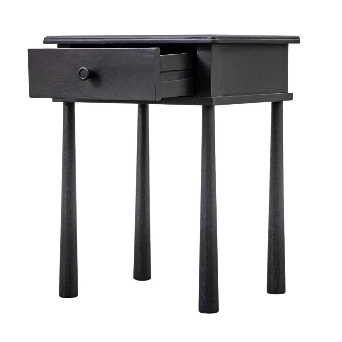 Gallery Wycombe Black Oak Nightstand