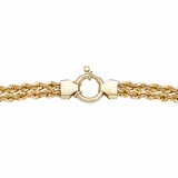 Double Rope Necklace, 14ct Yellow Gold Double Rope Necklace, 14ct Yellow Gold