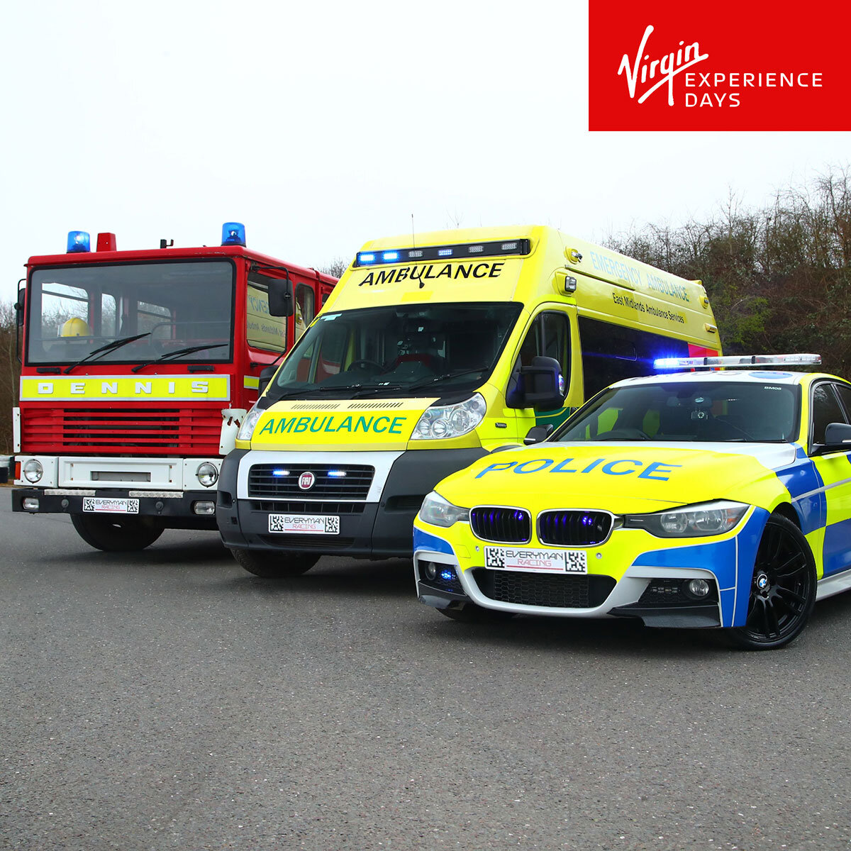Virgin Experience Days Triple 999 Emergency Services Driving Experience