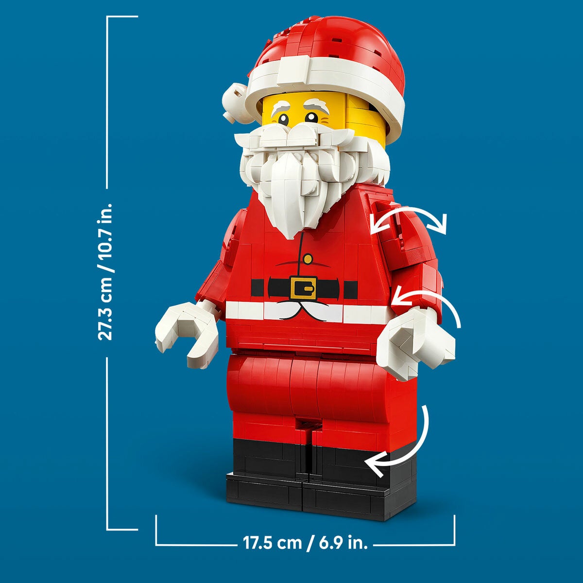 LEGO Iconic Up-Scaled Santa Minifigure - Model 40820 (10+ Years) LEGO Iconic Up-Scaled Santa Minifigure - Model 40820 (10+ Years)