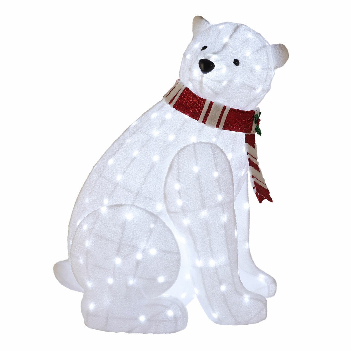 Outdoor Lit Polar Bears - Pack Of 2 Outdoor Lit Polar Bears - Pack Of 2