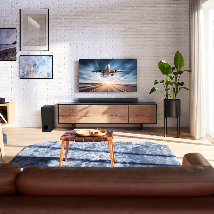 Philips TAPB603/10 3.1 Ch, 320W Soundbar and Wireless Subwoofer with