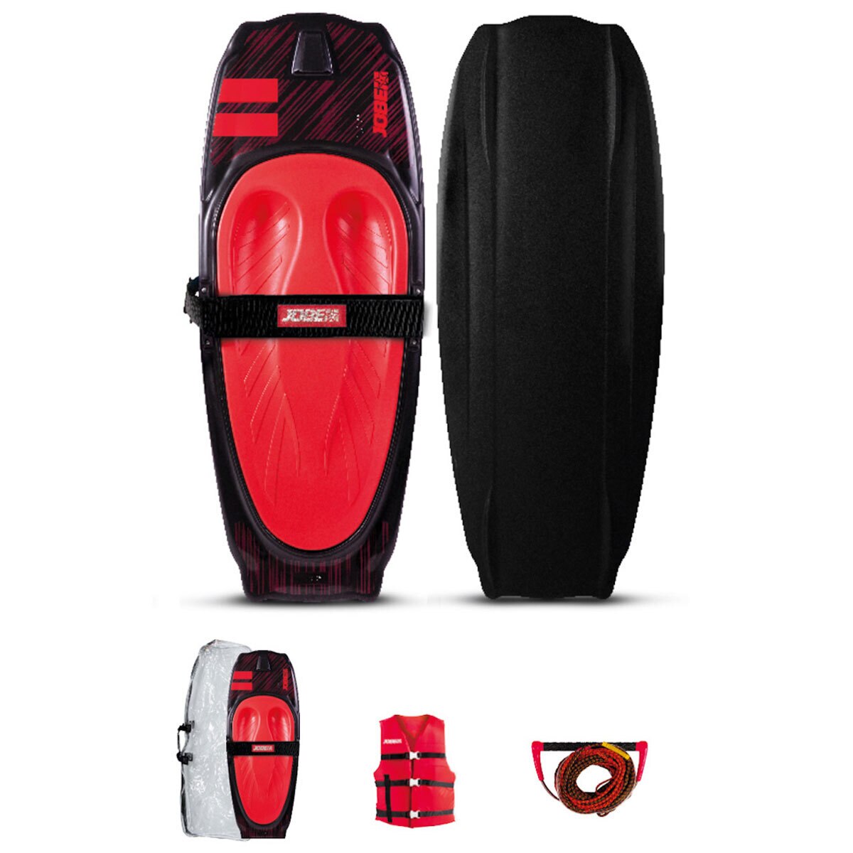 Jobe Streak 4ft 4" (133cm) Kneeboard Package in Red Costco UK