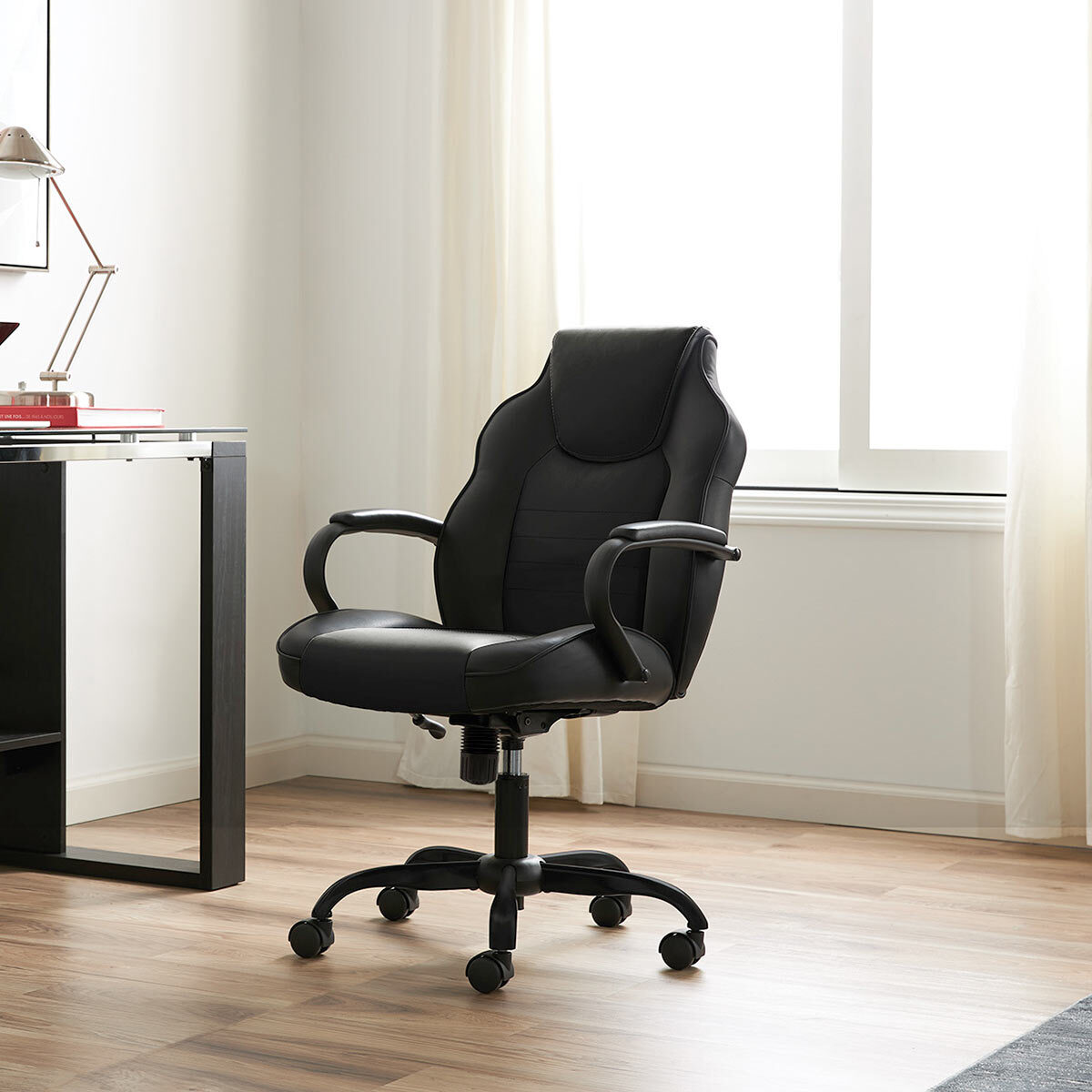 true innovations back to school office chair black  costco uk