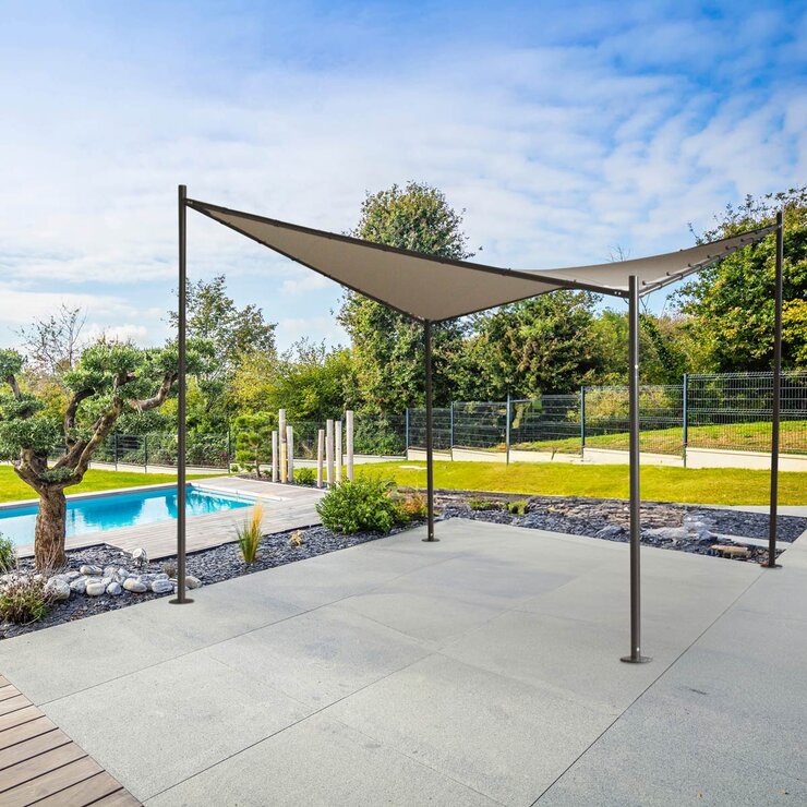 Takasho Butterfly Sail Shade Gazebo 12ft x 12ft (3.66 x 3.66m)