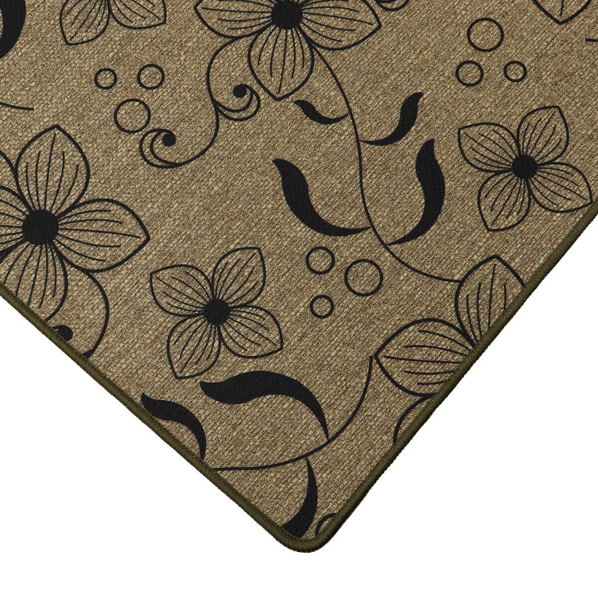 JVL Elegance Doormat and Runner Mat Pack in Flower Design Costco UK