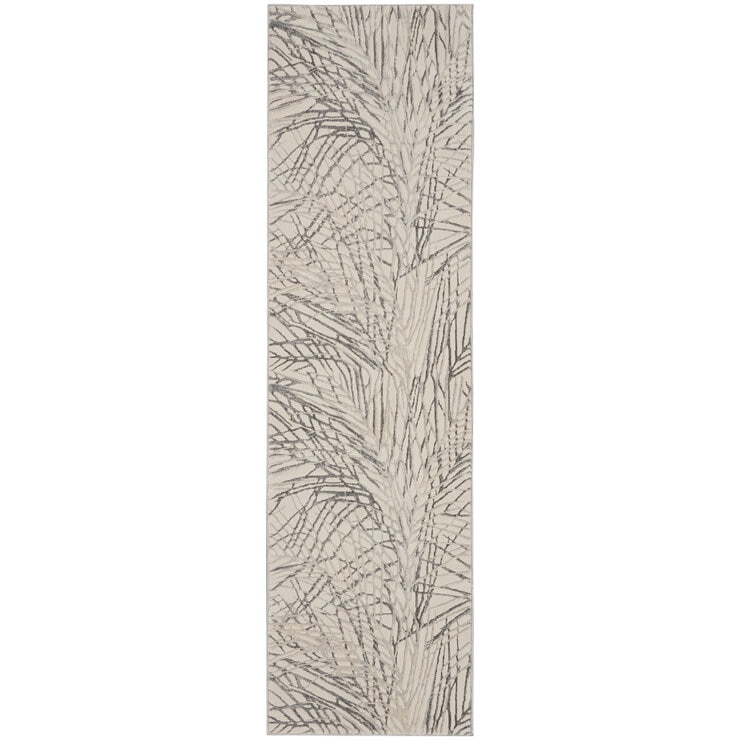 Rustic Textures Ivory & Grey Runner Rug