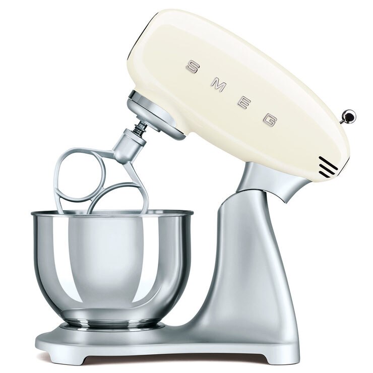 Smeg 50's Retro Style Aesthetic Stand Mixer Cream SMF01CRUK Costco UK