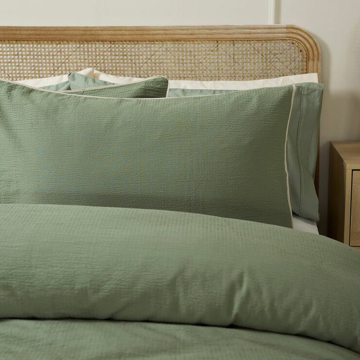 Belledorm Avantika Sage Cotton Bedding Set in 4 Sizes