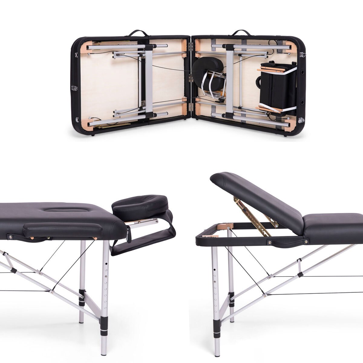 Dezac Professional Massage Chair illustrating its ease of transportation