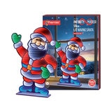 Premier 60cm Freestanding Infinity Mirror Waving Santa