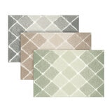 Mon Chateau Diamond Plush Bath Mat in 3 colours, 60 x 91 cm