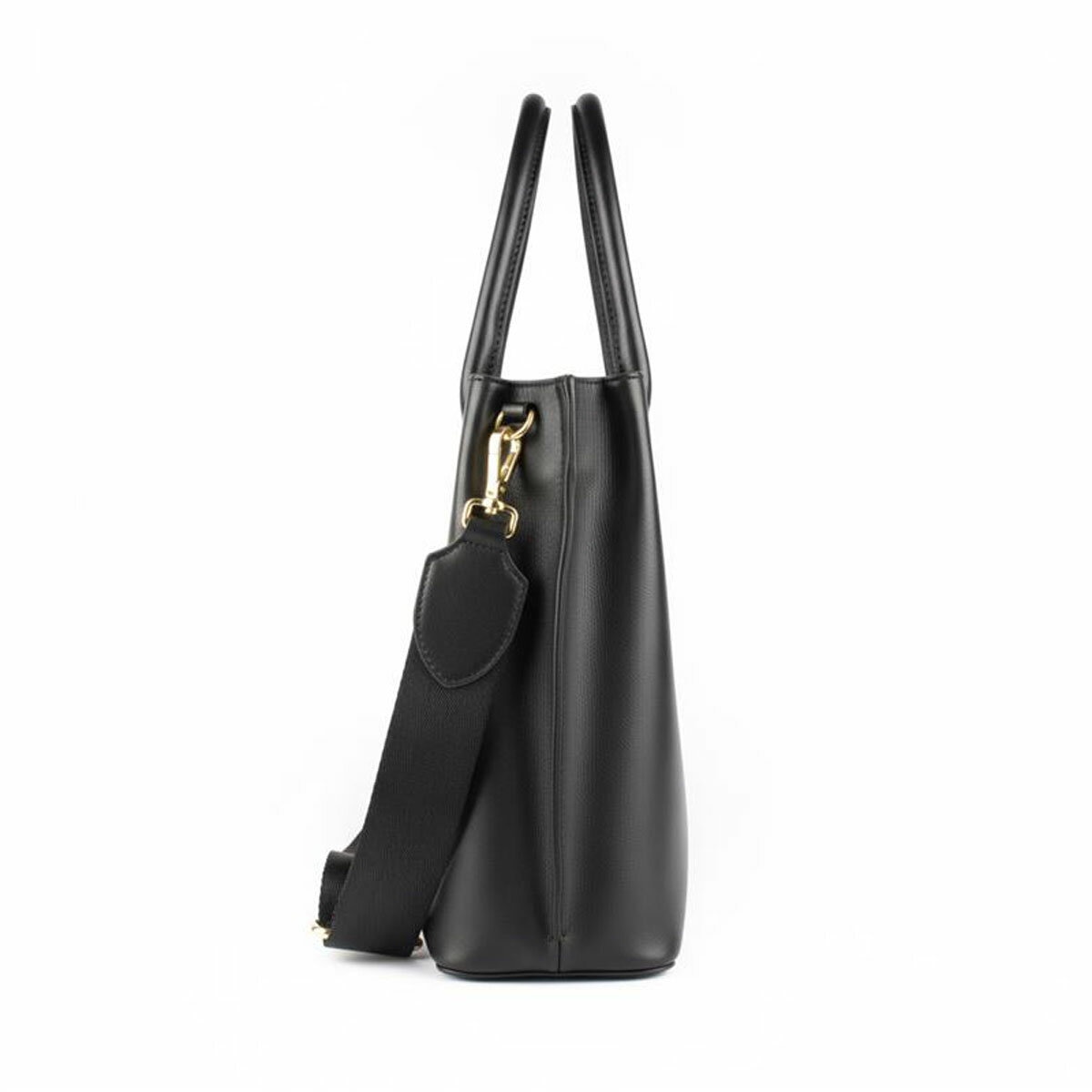 Biba Padded Leather Tote Bag in Black