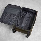 Rock Paris 3 Piece Softside Luggage Set in Olive Green