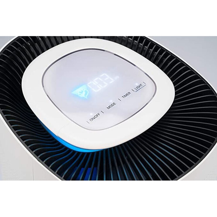 Close up image of Meaco Air Purifier control panel