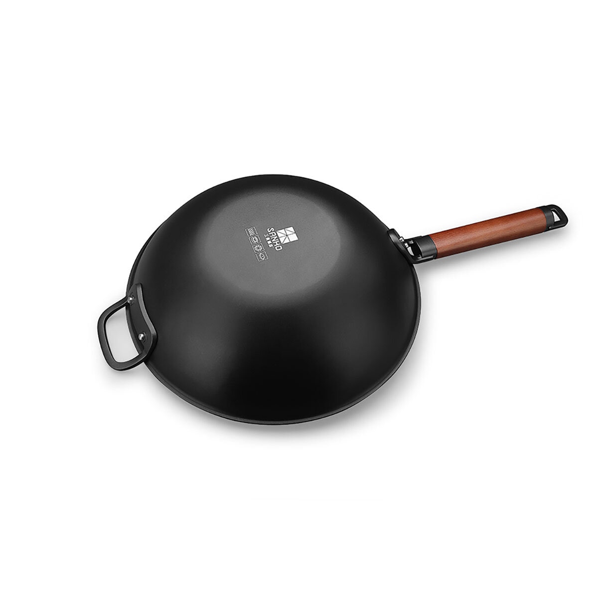Sanho Non-Stick Iron Wok, 32 cm