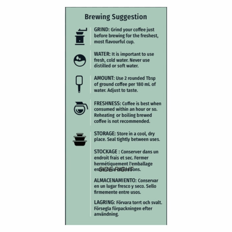 Ingredients and nutritional info
