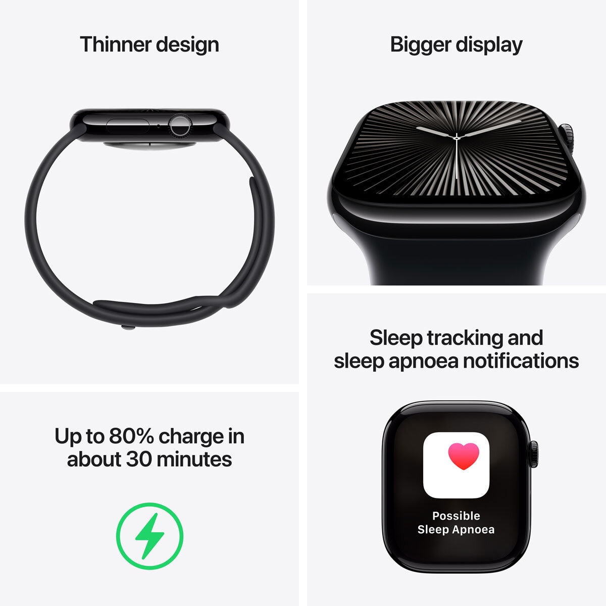 Buy Apple Watch Series 10 GPS, 46mm Rose Gold Aluminium Case with Sport Band M/L at costco.co.uk