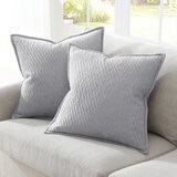 Decorative Cushion 2 Pack in 3 Colours, 51 x 51 cm Decorative Cushion 2 Pack in 3 Colours, 51 x 51 cm