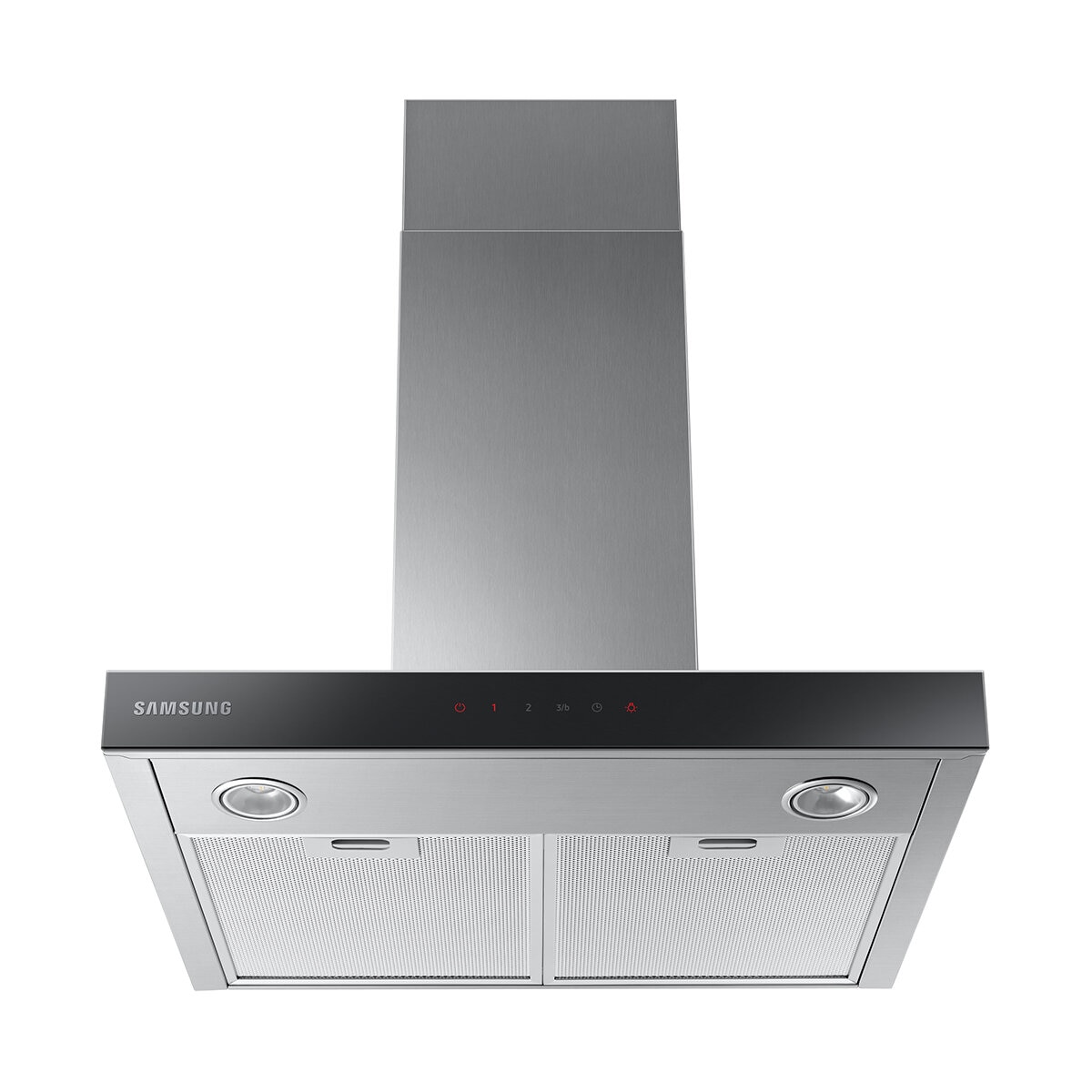 Samsung NK24C5070US/UR 60cm Wide Chimney Cooker Hood with Powerful Extraction, in Stainless Steel