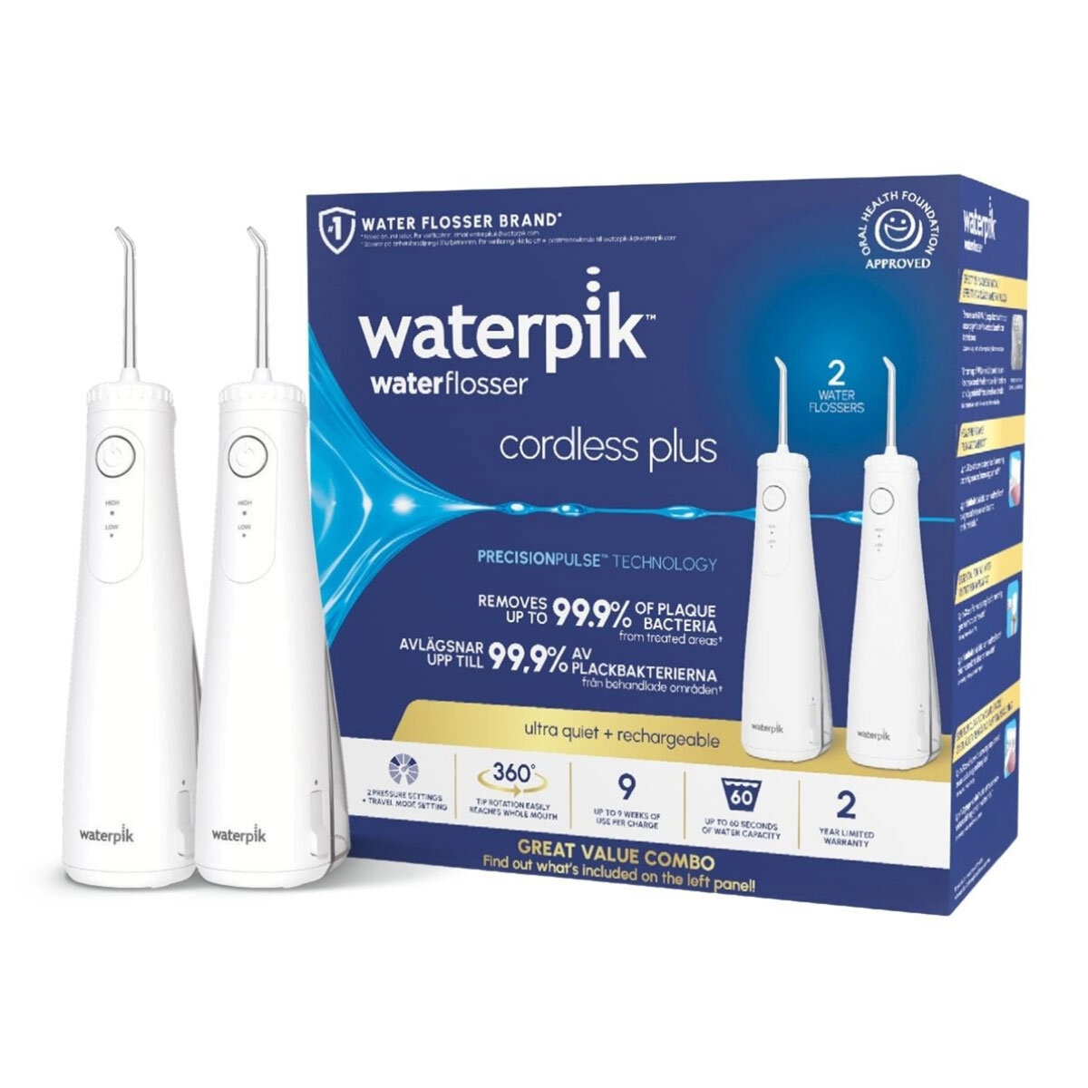 Waterpik Water Flosser Plus Combo Pack